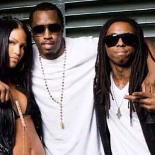 Diddy @iamdiddy - Diddy stays connected to the money. The music mogul links up with Young Money boss Lil Wayne and Cassie is this pic.&nbsp;(Photo: Diddy via Instagram)