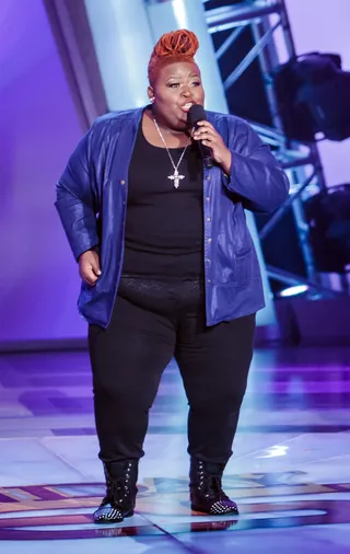 Kefia Rollerson - Kefia Rollerson performed “Put It on the Altar” by Jessica Reedy.  (Photo: Darnel Williams/BET)
