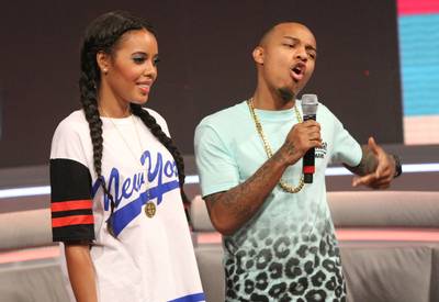 Caught in Action! - Hosts Angela Simmons and Bow Wow doing what they do best.&nbsp;(Photo:&nbsp; Bennett Raglin/BET/Getty Images for BET)