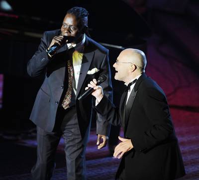 'Easy Lover' – Philip Bailey, Featuring Phil Collins - In 1984,&nbsp;Earth Wind &amp; Fire's founding member, Philip Bailey, teamed up with U.K. music legend Phil Collins for his sophomore solo album, Chinese Wall, spawning the classic duet &quot;Easy Lover.&quot;&nbsp;(Photo: Stephen Lovekin/Getty Images)&nbsp;