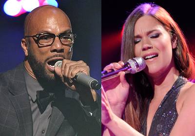 'Tell Me What We're Gonna Do Now' – Joss Stone, Featuring Common - Joss Stone's&nbsp;soulful pipes can easily stand alone, but she's not against sharing the spotlight. In 2007, Common added a rap element to the British singer/songwriter's &quot;Tell Me What We're Gonna Do Now&quot; single.&nbsp;(Photos from left: Paul Abell/PictureGroup, Frank Micelotta/PictureGroup/FOX)