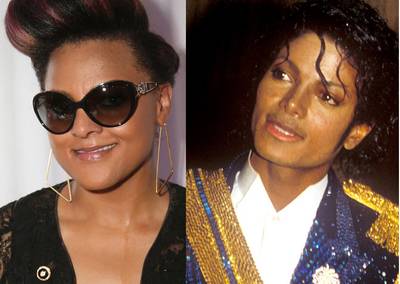 'Butterflies' – Written by Marsha Ambrosius for Michael Jackson - King of pop Michael Jackson tapped U.K. singer/songwriter Marsha Ambrosius&nbsp;for the ballad &quot;Butterflies&quot; off his last LP, Invincible. The sultry British vocalist also sung background vocals on the song, which peaked at No. 2 on the Billboard charts.(Photos from left: Frederick M. Brown/Getty Images, Barry King/WireImage)