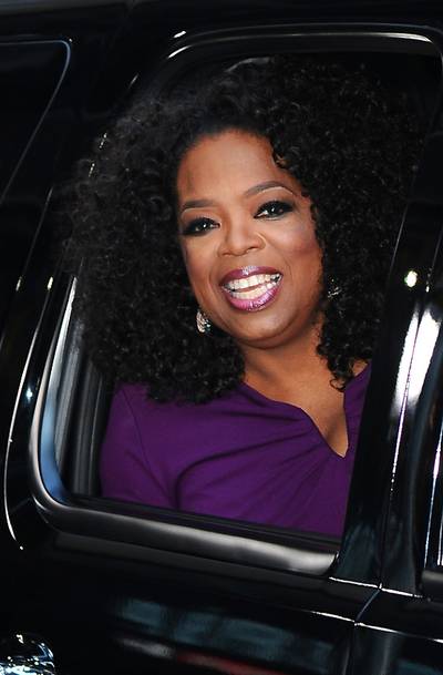 Oprah Winfrey - Who says that hard work and a good attitude can't take you far in Hollywood? The talk show host was born to an unwed teenage mother, raised by her grandmother until she was 6, and later raised by her father. The small family relied on welfare to get by. But after showing promise as a journalist, Winfrey — who also endured sexual abuse as a young child — turned her gift of gab into billions.&nbsp; (Photo: JDH Images / Splash News)