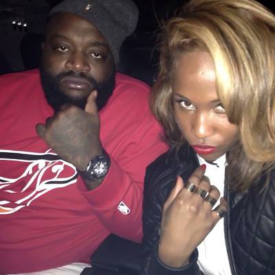 Rick Ross and Shateria Moragne-El - MMG&nbsp;Boss&nbsp;Rick Ross'&nbsp;swag is undeniably untouchable. This may partly be due to his fashion forward girlfriend Shateria Moragne-El. Ross helped his stylist leading lady launch her&nbsp;Front Row&nbsp;clothing line, which specializes in athletic leather apparel.(Photo: Ishatera via Instagram)