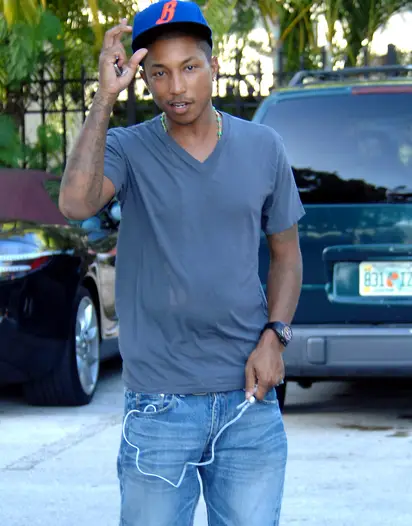 pharrell tattoos before and after