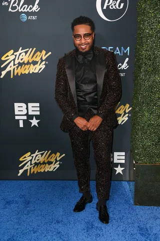 Rich Tolbert Jr. secured a spot on our best dressed list with his glittery suit. - (Photography By Gip III for Central City Productions) (Photography By Gip III for Central City Productions)