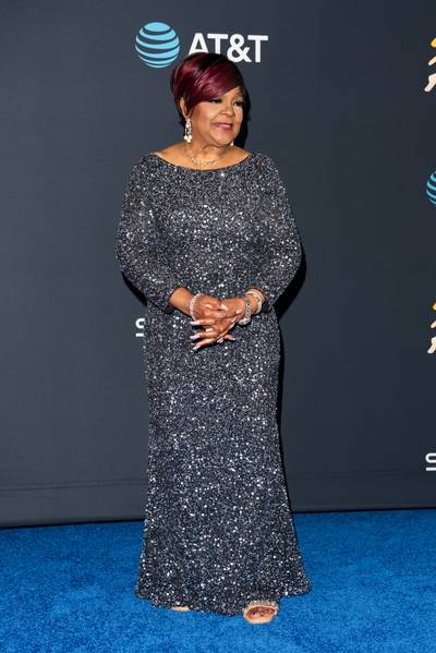 Shirley Caesar exuded grace as she struck a pose in a sequin floor-length evening gown. - (Photography By Gip III for Central City Productions) (Photography By Gip III for Central City Productions)