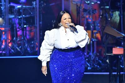 Tamela Mann dazzled for her on-stage performance. - (Photography By Gip III for Central City Productions) (Photography By Gip III for Central City Productions)