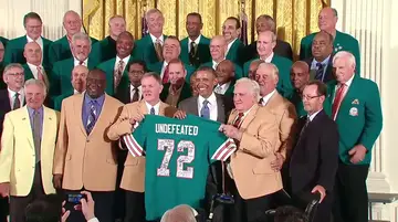 News, President Obama Honors the 1973 Miami Dolphins
