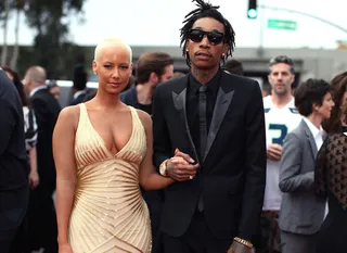 &nbsp;E-Meeting on Fleek - She and Wiz exchanged phone numbers over Twitter. (Photo: Christopher Polk/Getty Images for NARAS)
