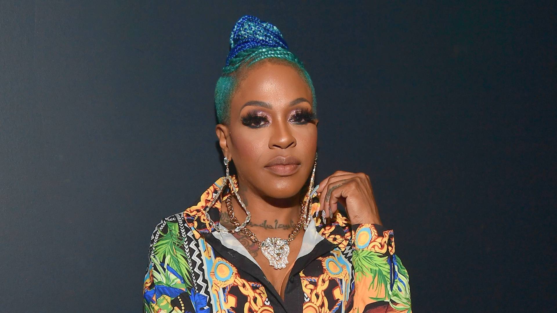 Lil Mo attends Cassette Hosted by Kenny Burns featuring Lil Mo and Noreaga at District Atlanta on June 14, 2019 in Atlanta, Georgia.