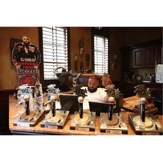 'All I Do Is Win' (With T-Pain, Rick Ross, Snoop Dogg and Ludacris) - "All I do is win win win no matter what/ Got money on my mind, I can never get enough/&nbsp; And every time I step up in the building/ Everybody's hands go up."&nbsp;—T-Pain (Photo: DJ Khaled via Instagram)