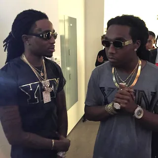 'Migos Origin' - "Word on the street they say the Migos wanted/But they can't find the Migos, so they bite their recorders/When you ask for a show, can you seriously afford it/Check my schedule, itinerary loaded, of course."  (Photo: Migos via Instagram)