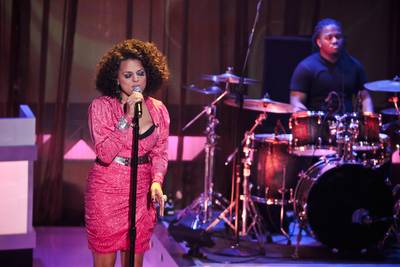 Sidelined - Ambrosius did not pursue basketball because of an injury that tore one of her ligaments. During her recovery she wrote a song called &quot;If I Was a Bird&quot; inspired by her not being able to walk.(Photo: Darnell Williams/BET)