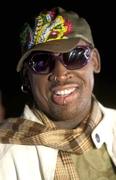 Dennis Rodman - The Worm's bad-boy act took a dark turn in 2008, when his friends and family (including Lakers head coach Phil Jackson) staged an intervention to get him into rehab for substance abuse. His recovery was documented on seasons of VH1's Celebrity Rehab and Sober House. (Photo: Eduardo Parra/Getty Images)