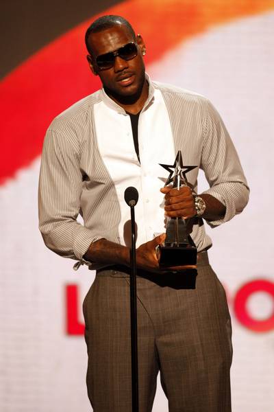 Subway Sportsman of the Year - LeBron James - The decision was clear at the 2010 BET Awards: Subway Sportsman of the Year Award winner Lebron James was taking his talents—and his trophy—to Miami.