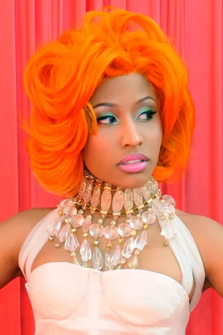 Nicki Minaj - Yes, we sometimes miss Nicki’s over-the-top wigs. But this fiery red-orange coif from 2010 reminds us that there’s still a wild woman behind her more toned-down exterior.(Photo: Frank Micelotta/PictureGroup)