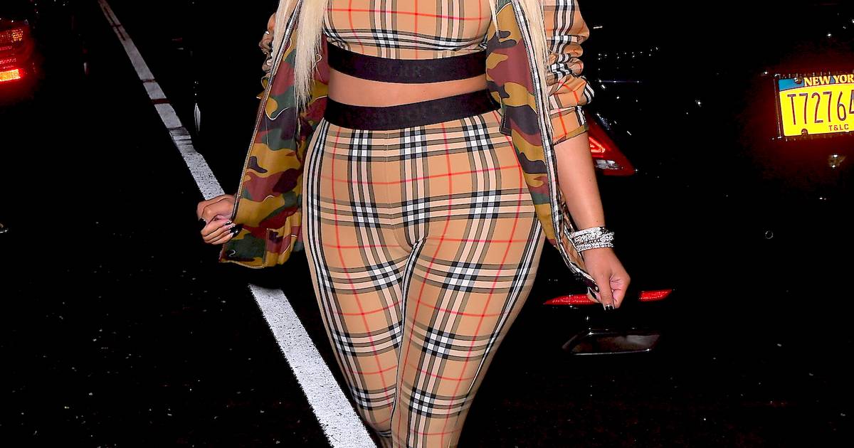 Deja Vu: Nicki Minaj Pours Her Curves Into The $3K Burberry Outfit