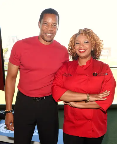 Tony Cornelius and Chef Huda Strike A Pose!&nbsp; - (Photo: Bryan Steffy/BET/Getty Images for BET)&nbsp;