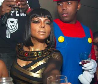 Queen Cleopatra - Taraji P. Henson looked the part of an Egyptian Queen for a Halloween celebration over the weekend thrown by&nbsp;Hennessy V.S.(Photo: Onasis Odelmo)