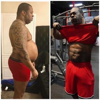 Busta Rhymes - Busta Rhymes&nbsp;recently transformed his body, and he wants you to know that you can do it too!&nbsp;While showing off his drastic body transformation, the famous rapper encouraged his fans to stay focused, eat healthy, and work out.&nbsp;&quot;Don’t Ever Give Up On Yourself!! Life Begins Right Now,” he captioned his side-by-side photo. “My dedication is different!! I would never put out an album and not be in the best shape of my life!! I respect myself too much and i respect y’all too much!!! I’m only here to inspire!!”Looking good, fam!(Photo: Busta Rhymes via Instagram) Busta Rhymes via Instagram