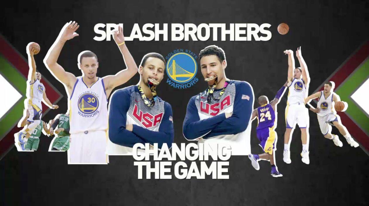 Steph Curry, Klay Thompson, NBA, Black History Month 2015, Changing the Game, Golden State Warriors, The Splash Brothers, Reggie Miller, Larry Bird, Danny Ainge, John Stockton, Jeff Hornacek, Mychal Thompson, Dell Curry