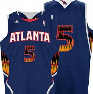 Atlanta Hawks DeMarre Carroll Jersey - This jersey is a tribute to&nbsp;Dr. Martin Luther King Jr.&nbsp;and his birthplace of ATL.(Photo: NBAbhmjerseys via Instagram)