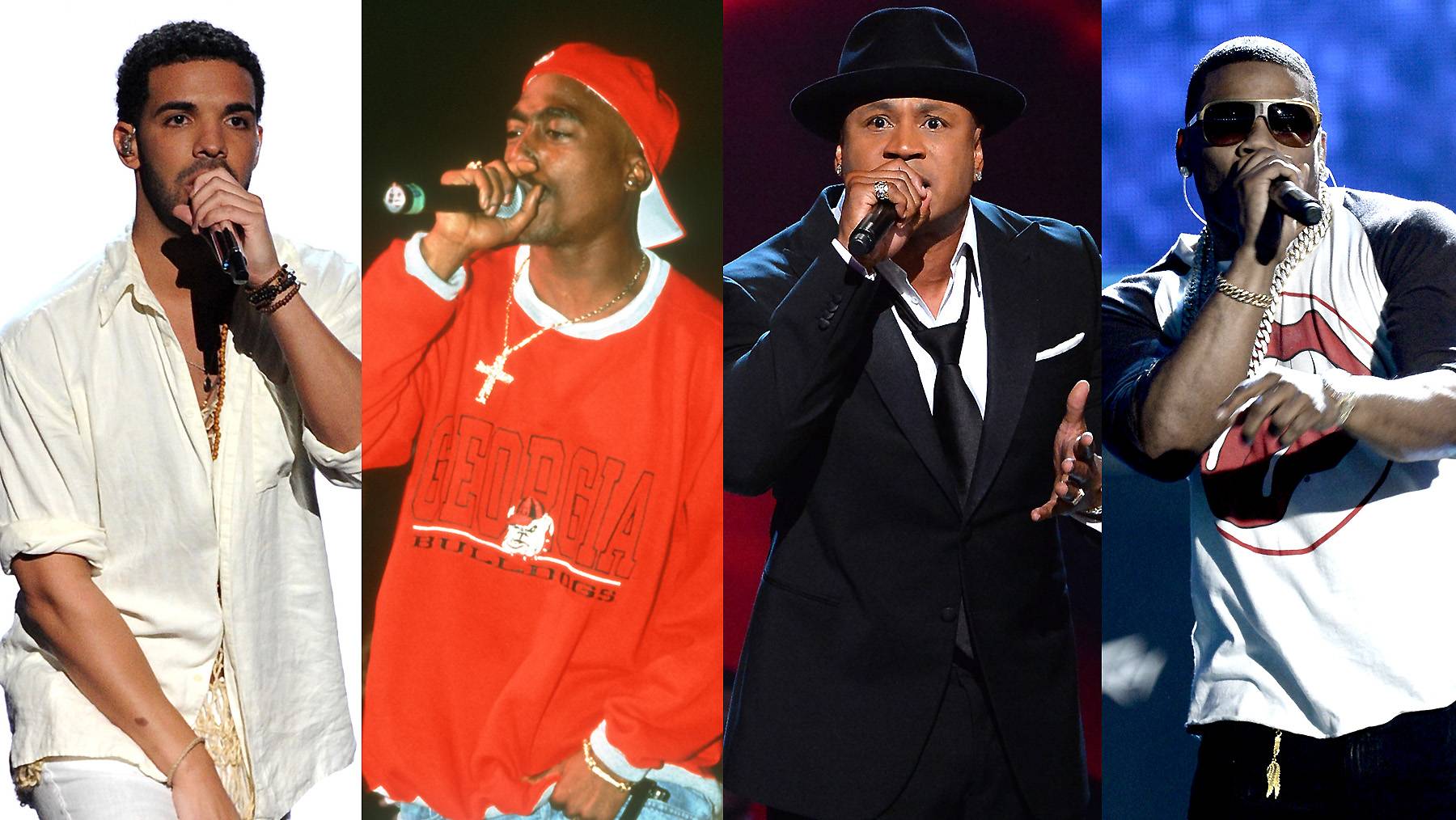 Drake, Nelly, Tupac, LL Cool J