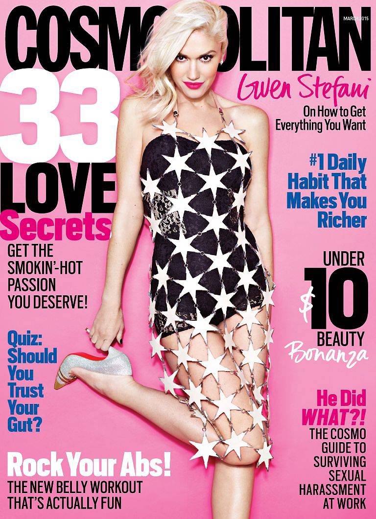 Gwen Stefani on Cosmopolitan - - Image 11 from On Newsstands Now: Rihanna,  Rita Ora, and More | BET