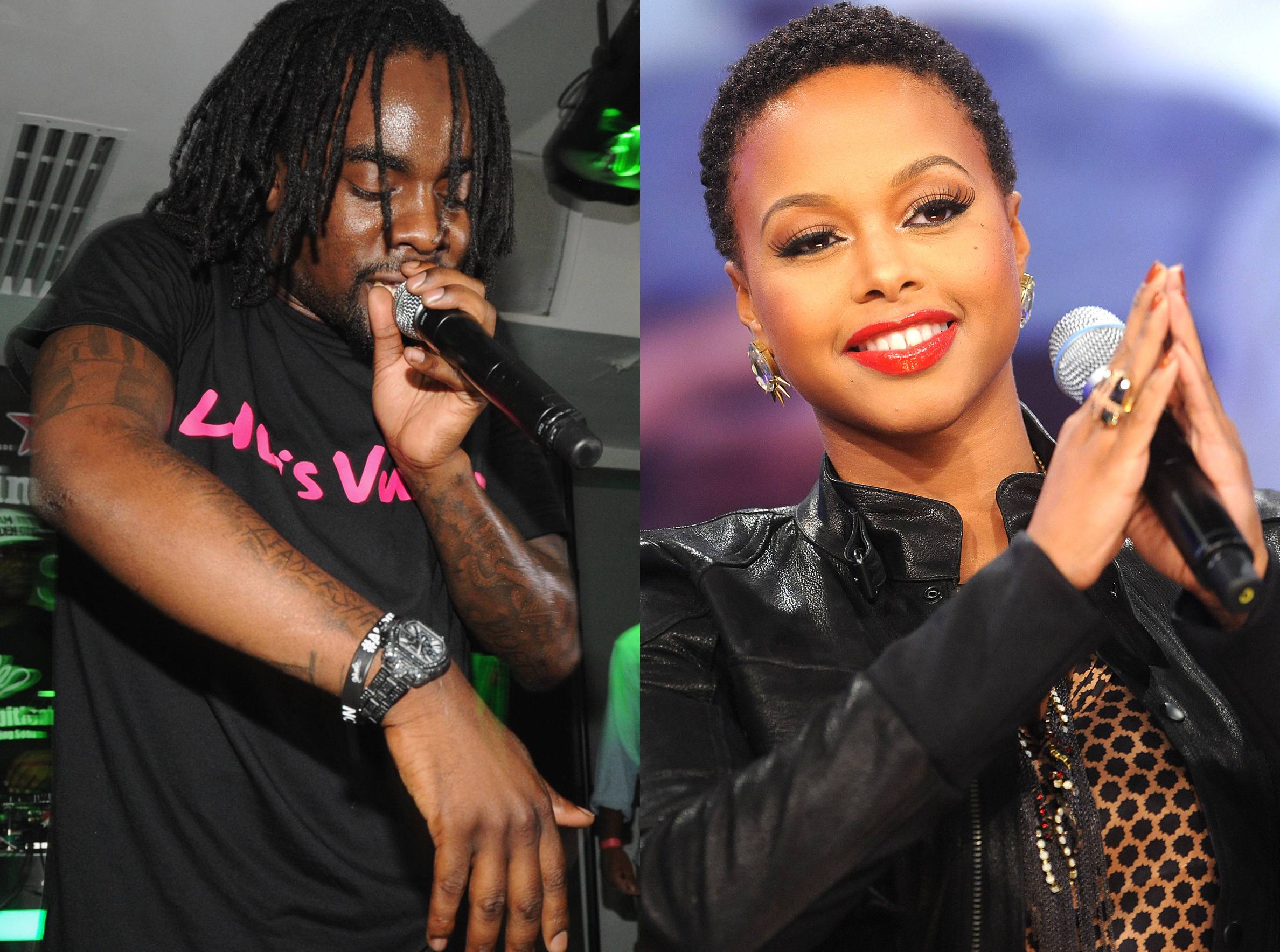 Fragile Chrisette Michele f Image 3 from Wale s Hottest