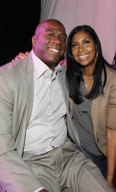Cookie and Magic Johnson - Over twenty years ago,&nbsp;Magic Johnson was diagnosed with HIV and, in a way, became a spokesperson for those afflicted with the disease. Through all of the difficult times that he faced after announcing his illness to the public and retiring from basketball, his wife Cookie stood by his side and remained his support system. They are a true symbol of strength and what love truly is when it's unconditional.&nbsp;  (Photo: Amy Graves/Getty Images for Westfield Century City)