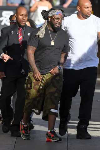 Mr. T - T-Pain is enjoying the sun in Los Angeles.(Photo: PG/Bauer-Griffin/GC Images)&nbsp;