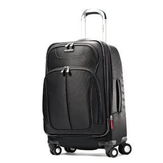 Samsonite Luggage - The Samsonite Hyperspace Carry On Spinner Luggage offers plenty of room and can be used whether you're heading to Vegas with friends or a company retreat with the boss.   (Photo: Courtesy Samsonite)