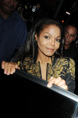 Janet Jackson on artists she enjoys listening to:&nbsp; - “I love Bruno Mars. He’s so talented but low-key about it.”&nbsp;(Photo: Hall/Pena, PacificCoastNews.com)