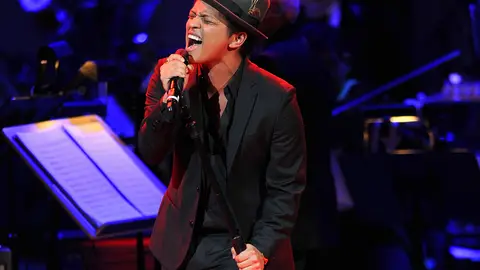 Bruno Mars - With his chart-topping retro-soul stylings, Mars could add a trophy for Best Male R&amp;B Artist to his already crowded mantle.&nbsp; (Photo: Jamie McCarthy/Getty Images)