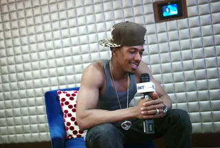 The Green Room - Nick Cannon in the green room at&nbsp;106 &amp; Park, May 14, 2012.&nbsp;(Photo: John Ricard / BET)&nbsp;&nbsp;