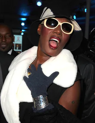 Grace Jones: May 19 - The modeling and fashion icon is as fierce as ever at 64.(Photo: Pascal Le Segretain/Getty Images)