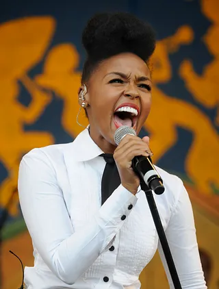 Janelle Monae - It’s no wonder Janelle has stuck with this signature pompadour style: it truly works for every moment and season.  (Photo; C Flanigan/FilmMagic/Getty Images)