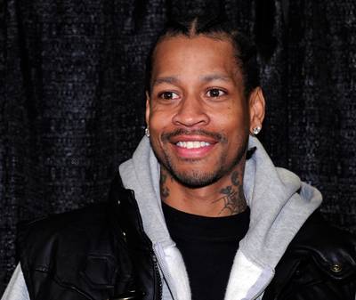 Allen Iverson - A.I. inked a record deal with Universal at the turn of the millennium. Though he never released a full-length album, he dropped a controversial single titled &quot;40 Bars.&quot;(Photo: Ethan Miller/Getty Images)