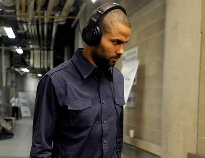 Tony Parker - Even Tony Parker got in on the rap act. The San Antonio Spurs star released a French rap album titled TP in 2007. Jamie Foxx made a guest appearance.(Photo: Steve Dykes/Getty Images)