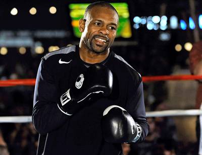 Roy Jones Jr. - Jones dropped a rap album titled Round One: The Album in 2002, with the appropriately titled single &quot;Y'all Must've Forgot.&quot; Who knew Roy could predict the future?(Photo: Ethan Miller/Getty Images)