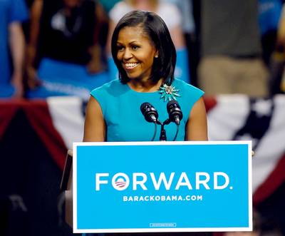 Democrats Want Michelle Obama to Hit the Road! - The president's approval ratings may be at all-time lows, but First Lady Michelle Obama's popularity tops the charts. Senate Democrats, desperate to maintain control of their chamber, are anxiously waiting to see her on the campaign trail to help them increase the odds. &quot;The question isn't will she or won't she?&quot; a Democrat told The Hill political newspaper. &quot;It's how much time she'll devote and if it'll be too little, too late.&quot;   (Photo: Sara D. Davis/Getty Images)