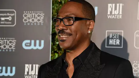SANTA MONICA, CALIFORNIA - JANUARY 12: Eddie Murphy, winner of the Lifetime Achievement Award, attends the 25th Annual Critics' Choice Awards at Barker Hangar on January 12, 2020 in Santa Monica, California. (Photo by Michael Kovac/Getty Images for Champagne Collet)