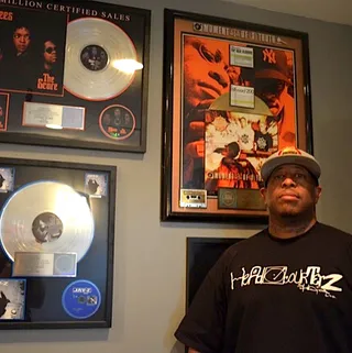 Massive - "Compose a ballet, then expose a rare talent / The kick drum will have you numb, the snare's valid! / That's how Premier styles it / Yeah ya'll know he gets it on, that's a given" — "Regeneration" (Photo: DJ Premier via Instagram)