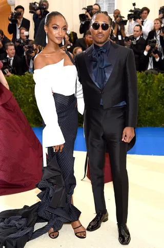 Jourdan Dunn and Future - The pair took the red carpet at this year's MET Gala in custom H&amp;M ensembles. What do you think — couple or nah?(Photo: Dimitrios Kambouris/Getty Images)