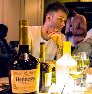 Machine Gun Kelly - Hennessy V.S celebrated Machine Gun Kelly's 27th birthday with friends and family at XO Prime Steaks in Cleveland. (Photo: Brittany Davidson)