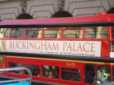 London - You can't tour London without boarding a double-decker bus.
