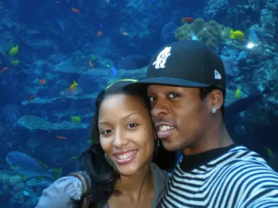 Cute Couple - Me and Mic at the aquarium.