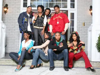 The Housemates - Top Row: Dennis, Shavon, Drew and Anthony. Seated: Sira, Ashley L., Dorion, Ashley R.
