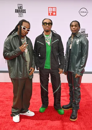 Migos - (Photo by Paras Griffin/Getty Images for BET)
